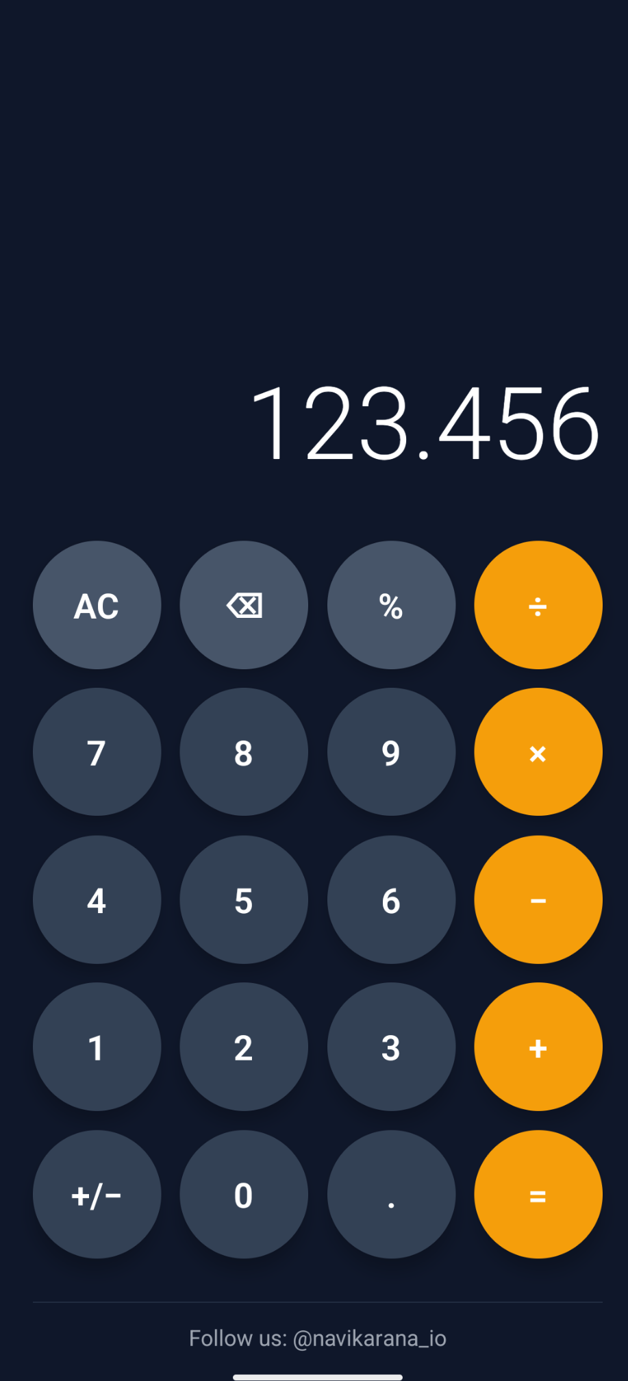 Calculator screenshot